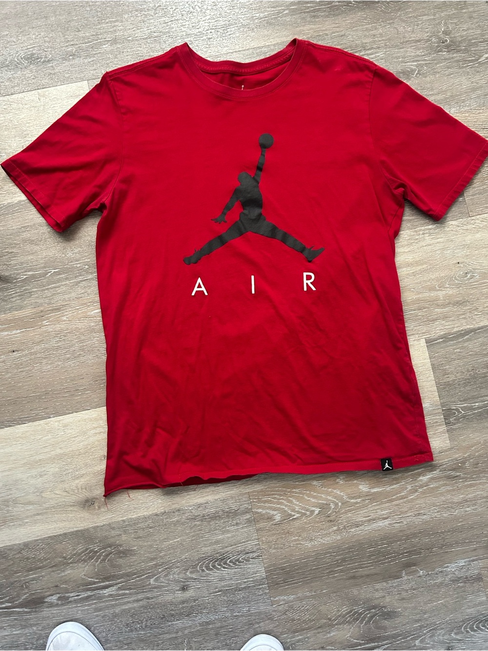 Nike Red Jordan Jumpman AIR Short Sleeve T-Shirt